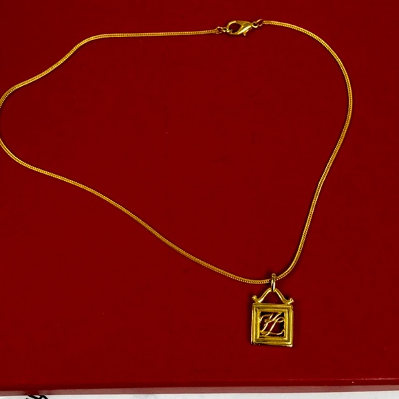 Karl Lagerfeld Logo Vintage Necklace